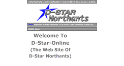 Desktop Screenshot of d-star-online.co.uk